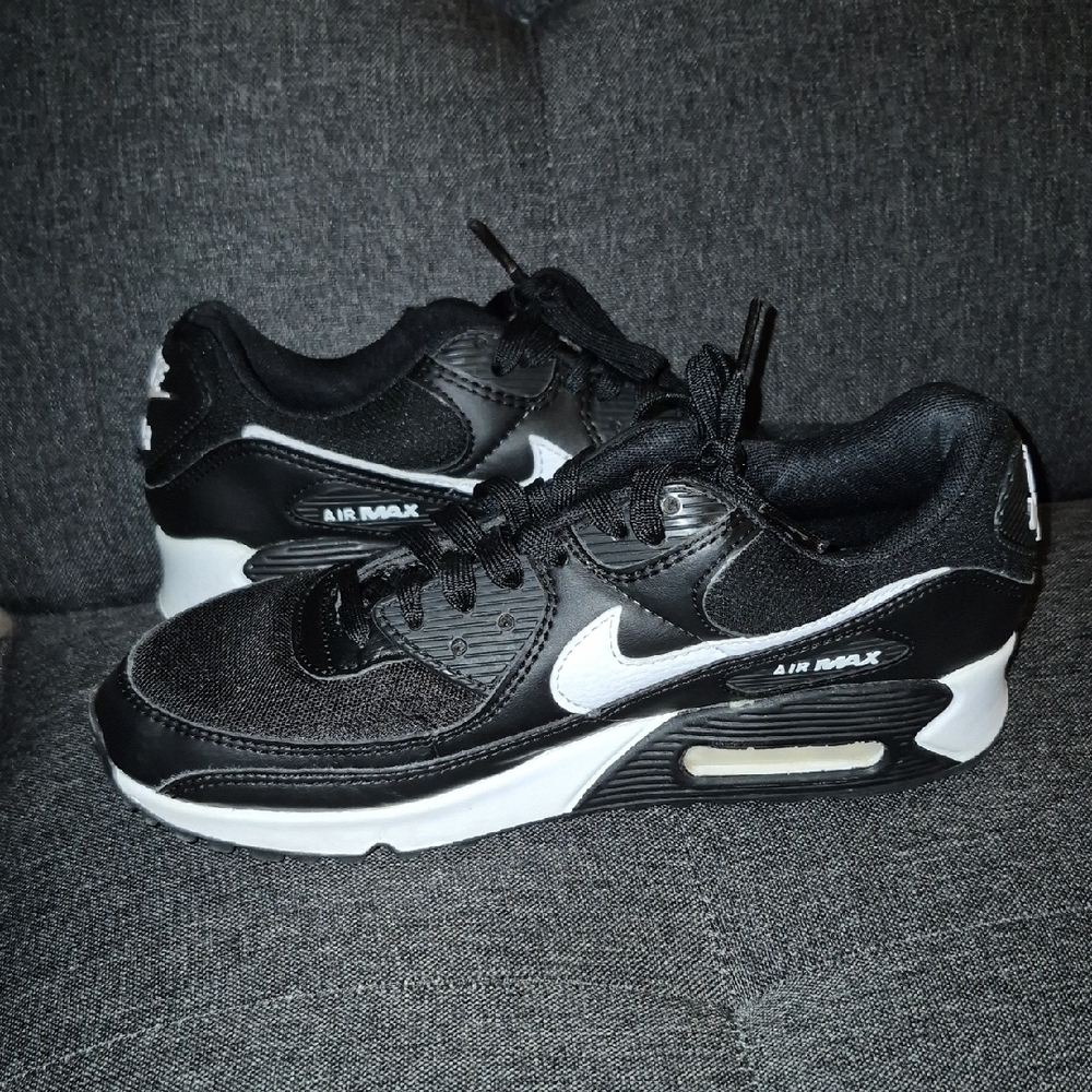 Women's Nike Air Max Black and White Sneakers
